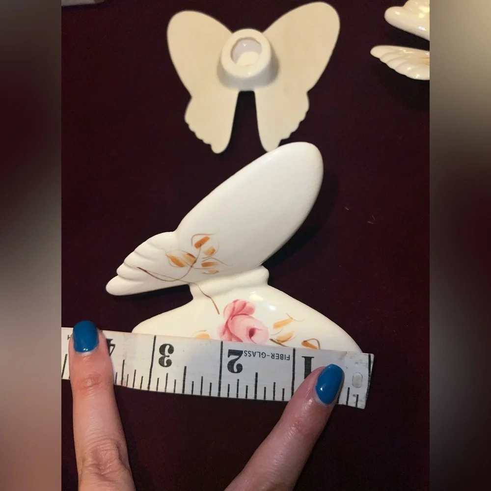 Vintage 70’s Ceramic Butterfly Wall Hangings - Picture 7 of 8